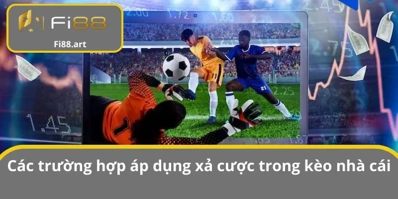 Các trường hợp áp dụng xả cược trong kèo nhà cái